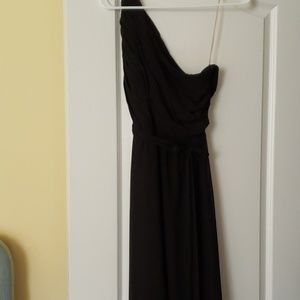 Long off shoulder dress